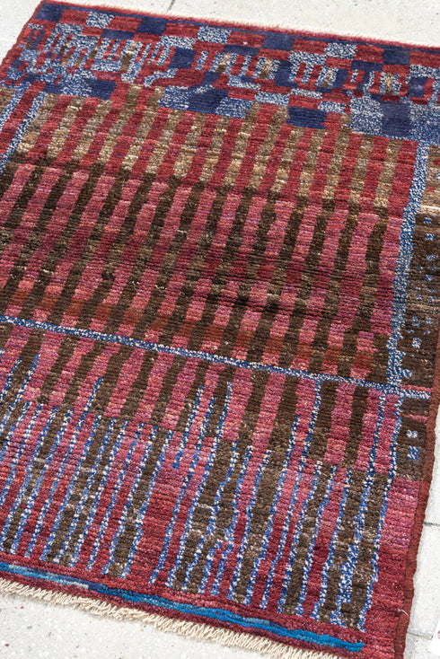 Vintage Moroccan Area Rug (3' x 4')